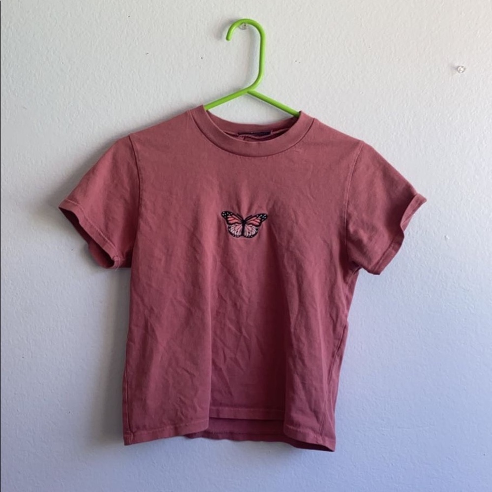 brandy melville pink tee